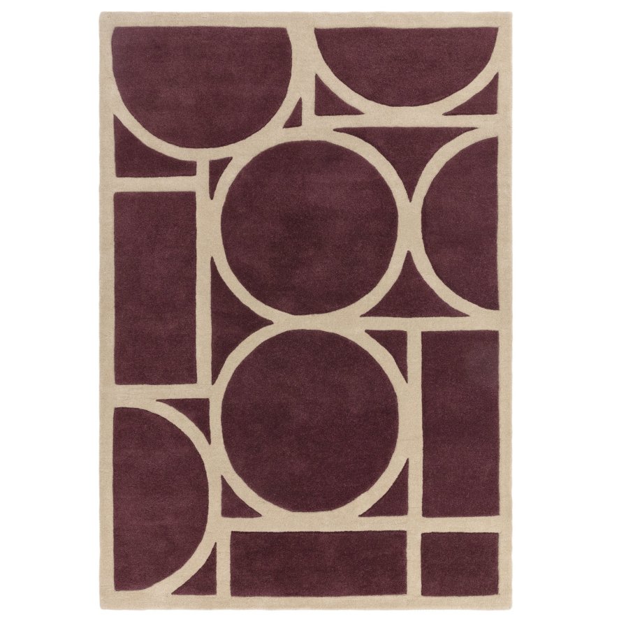 Asiatic Carpets Ltd Metro - Plum Rug