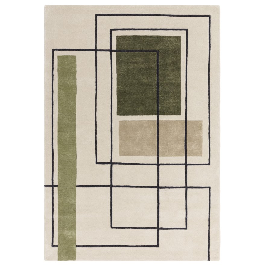 Asiatic Carpets Ltd Reef Rug - Outline Khaki Rug