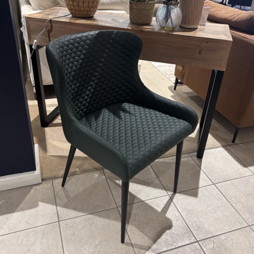 Gibralta - Dining Chair in Bottle Green