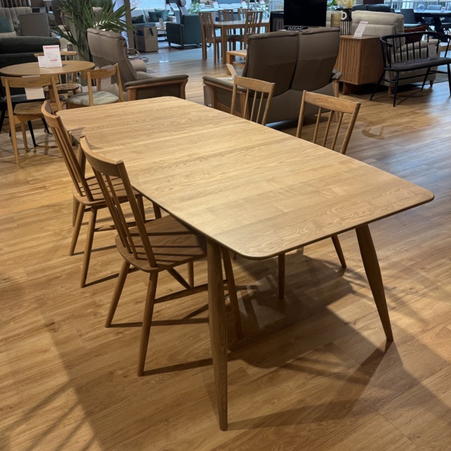 Fairmile - Large Extending Dining Table x4 Chairs