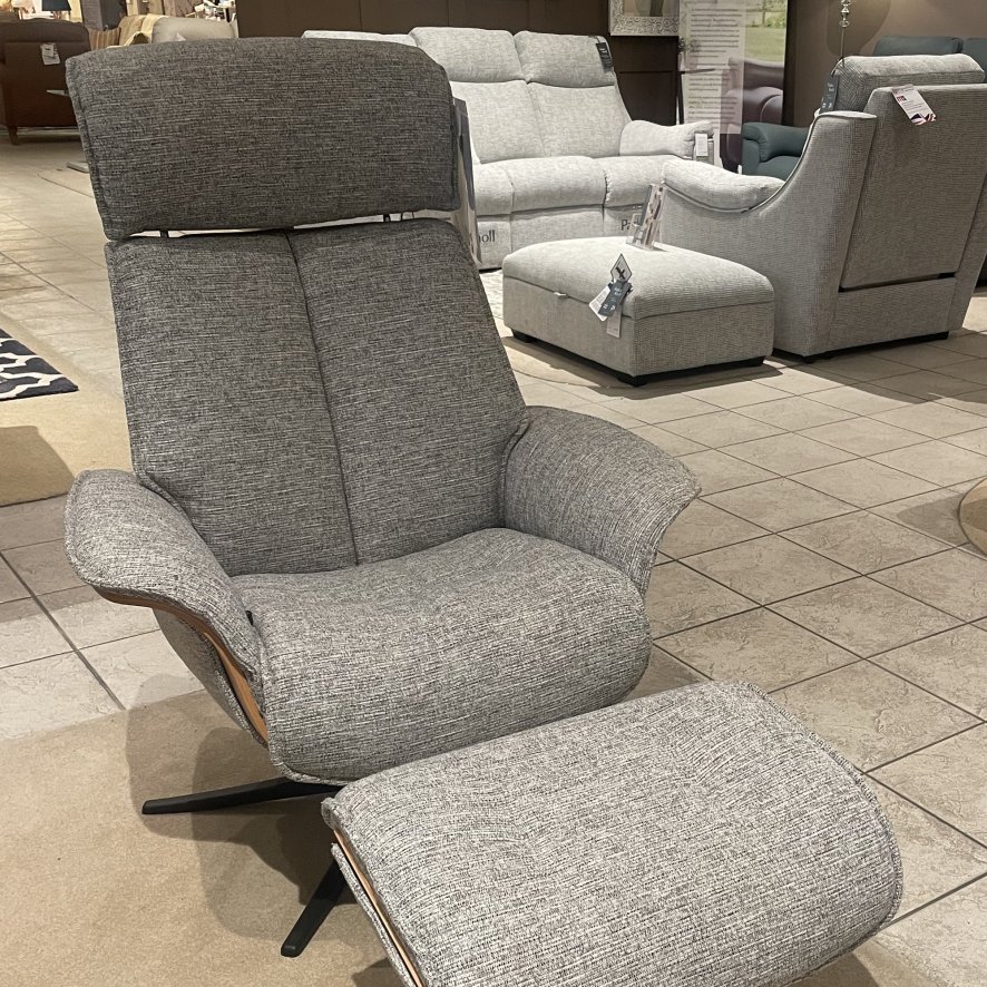 Ergoform - Lund Manual Recliner Chair and Stool