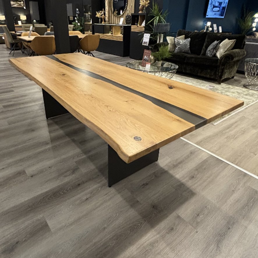 Dining Table - Wild Oak Light Lacquered