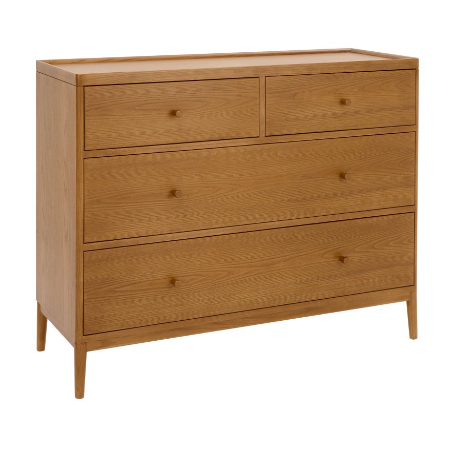 Ercol Ercol Salina - 4 Drawer Wide Chest