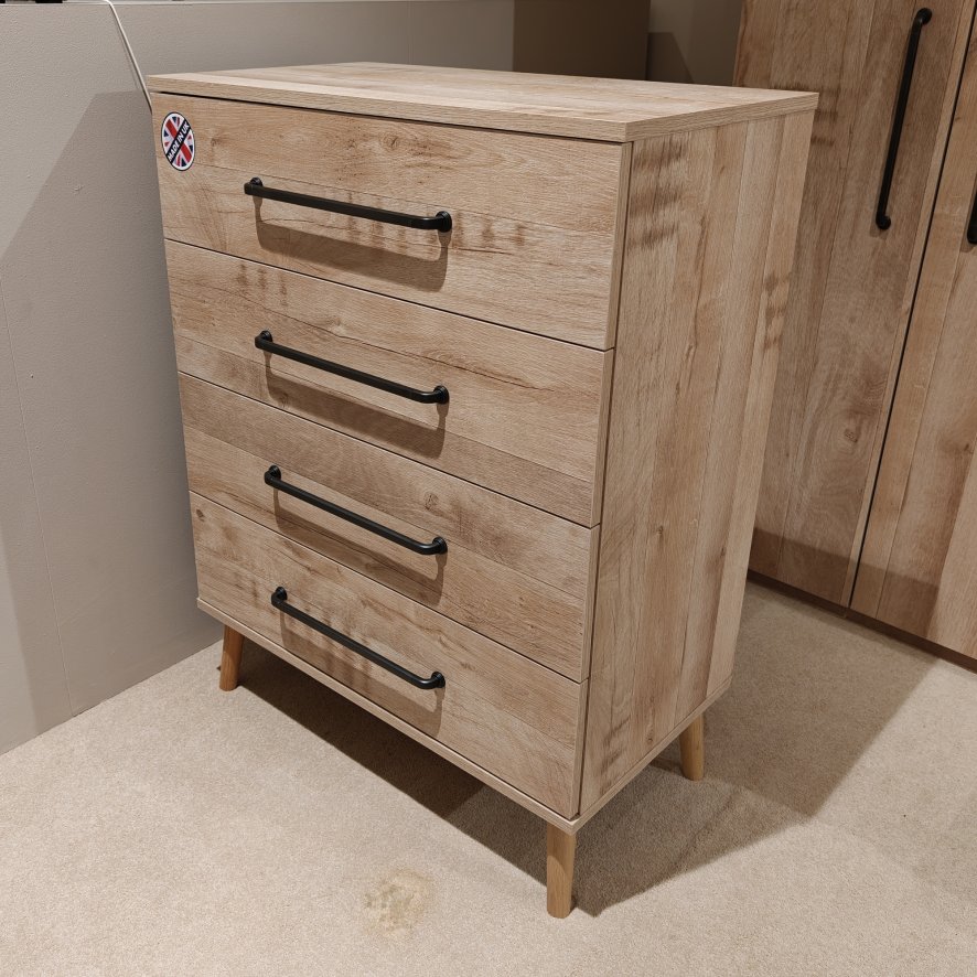 One Call Furniture Dorset - 4 Drawer Chest