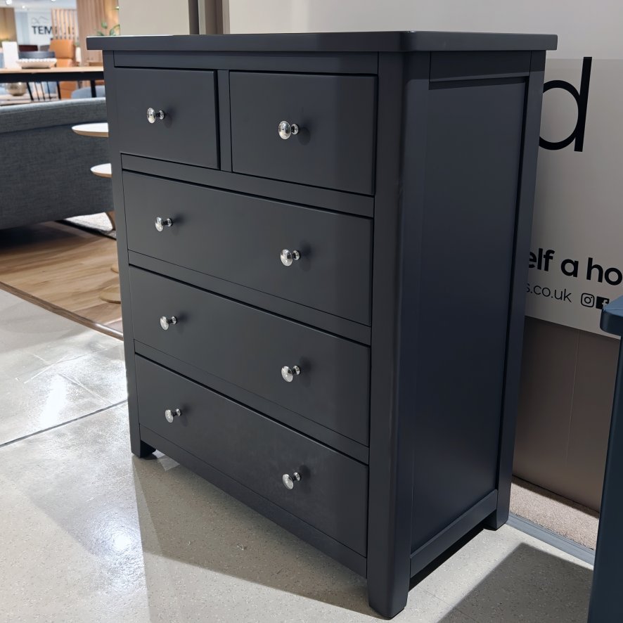 Classic Furniture Hartford - 2+3 Drawer Chest (Charcoal)