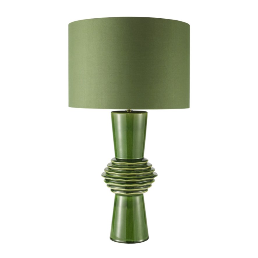 Dar - Lagle Table Lamp Green With Shade