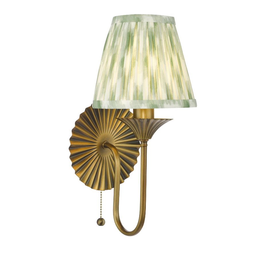 Dar Lighting Dar - Lydian Wall Light (Antique Bronze With Shade)