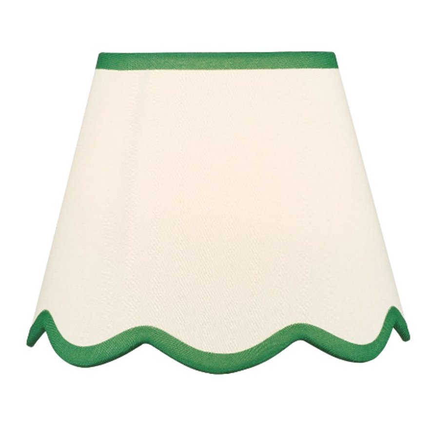 Dar Lighting Dar - Poma Natural Linen Tapered Drum Shade (25cm)