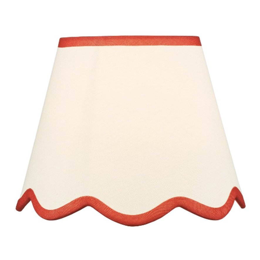 Dar Lighting Dar - Poma Natural Linen Tapered Drum Shade (25cm)