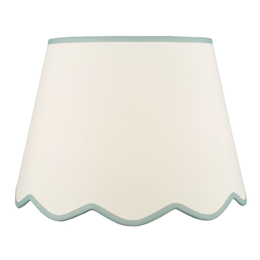 Dar Lighting Dar - Poma Natural Linen Tapered Drum Shade (45cm)