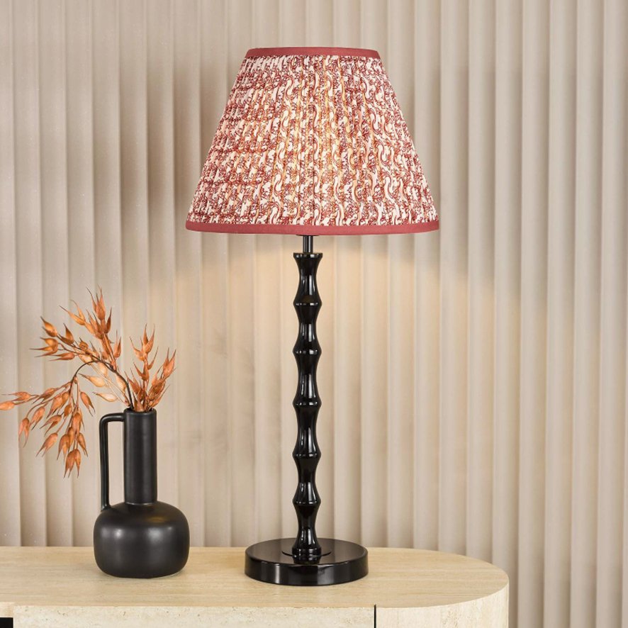 Dar Lighting Dar Siyanda - Table Lamp Black With Shade