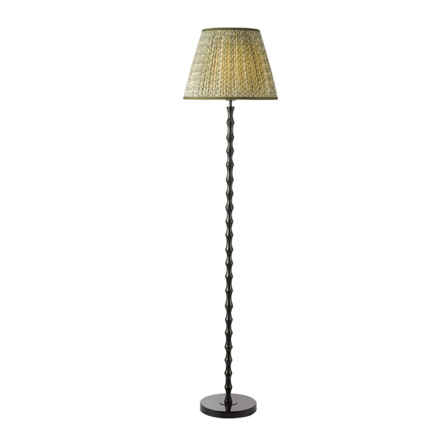 Dar Lighting Dar - Siyanda Floor Lamp Black With Green Shade