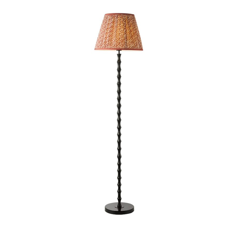 Dar Lighting Dar - Siyanda Floor Lamp Black With Pink Shade