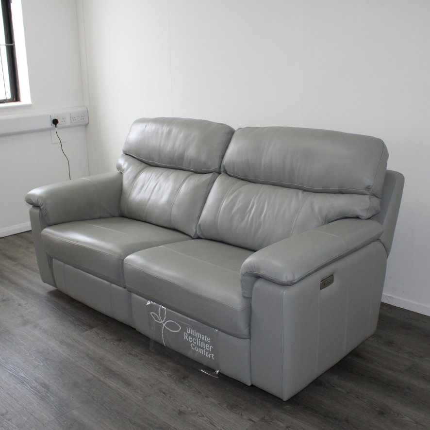 Ashwood Upholstery Newbridge - 3 Seater Double Recliner Power Sofa