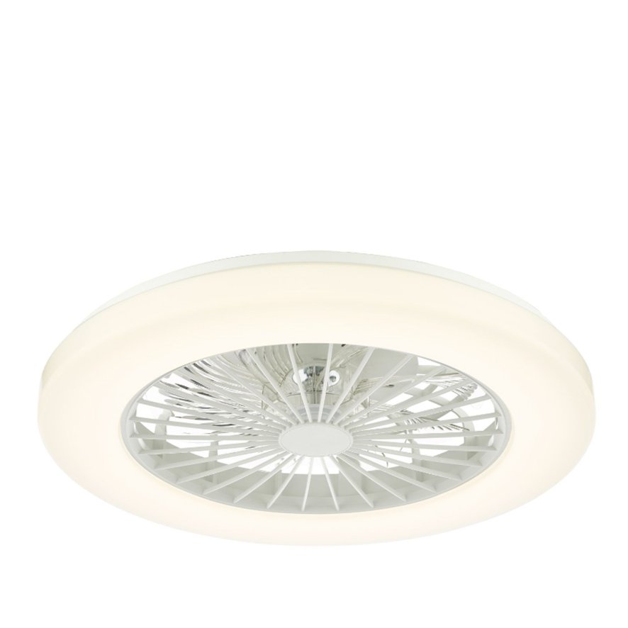 Dar Lighting Dar Fan - Flush White LED (Fitting Only)