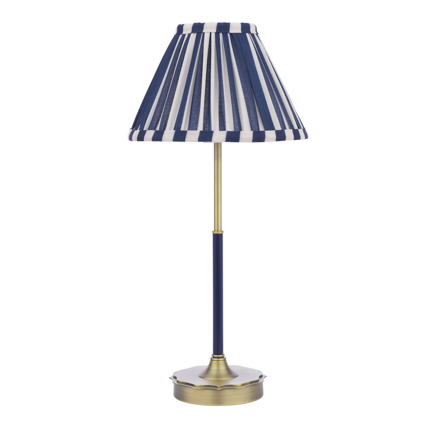 Dar Lighting Laura Ashley - Denwick Table Lamp (Matt Antique Brass)