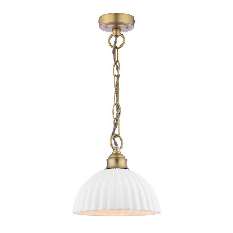 Laura Ashley - Durford Pendant (Matt Antique Brass)