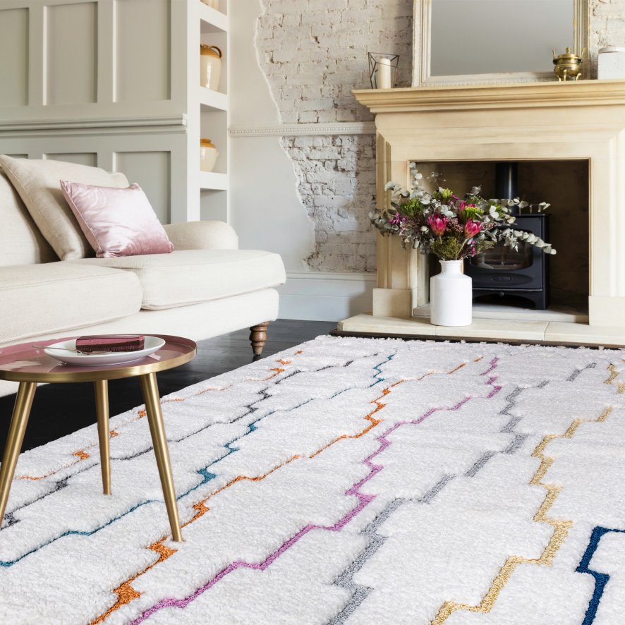 Ariana - Trellis Shaggy Rug