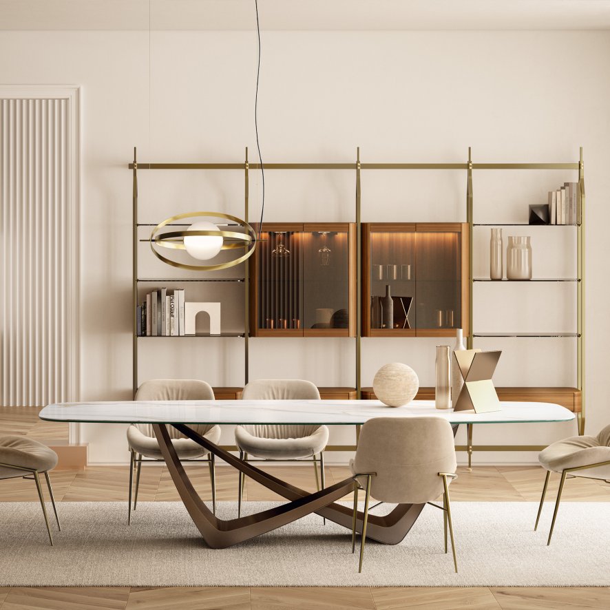 Bontempi Bontempi Bach - Dining Table (Barrel Shape)