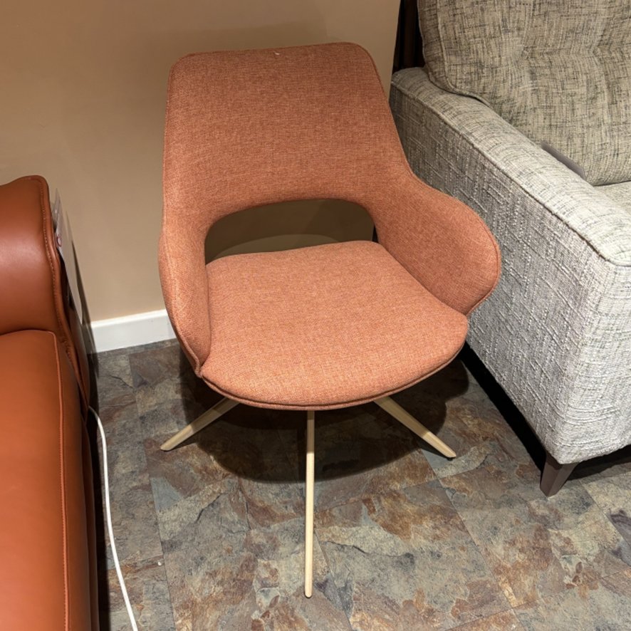 Perth Swivel Dining Chair - Brick