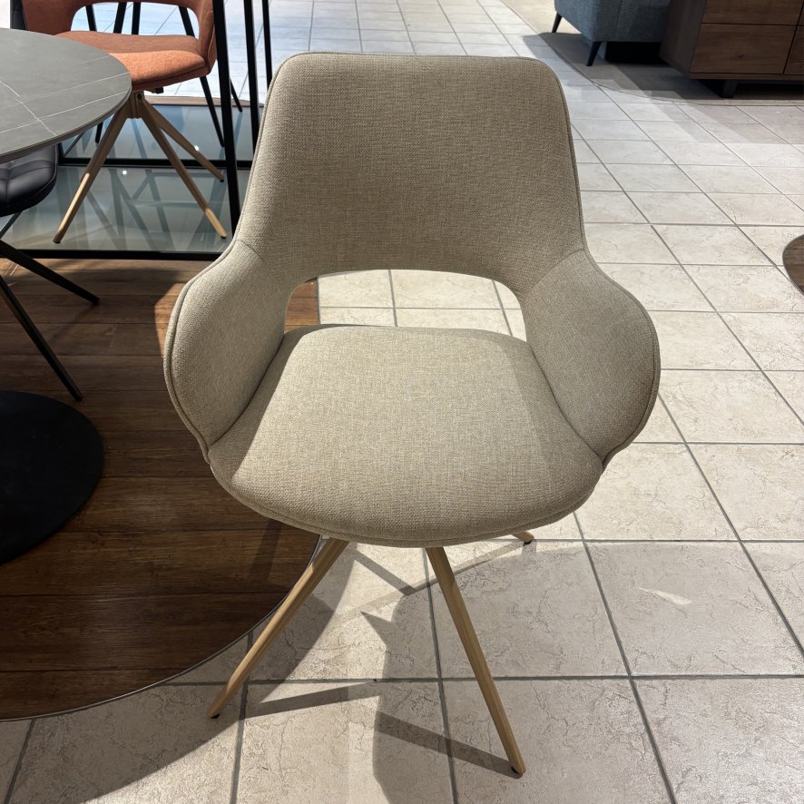 Perth - Dining Swivel Chair (Natural)