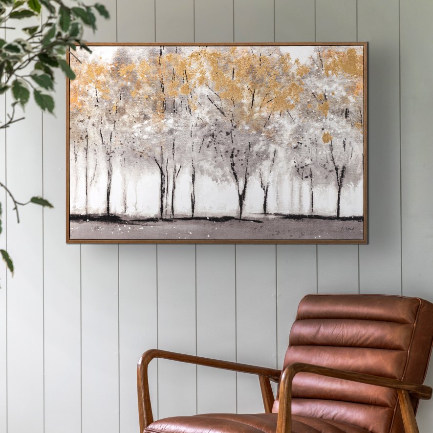 Gallery Direct Golden Reverie - Framed Canvas
