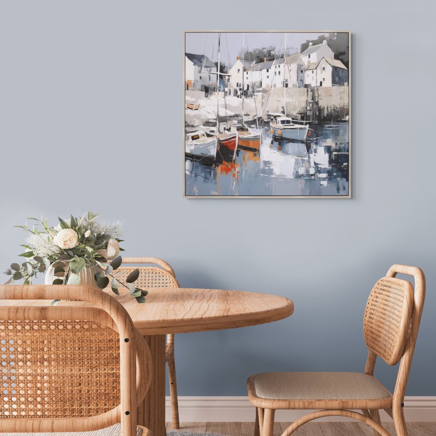 Gallery Direct Harbour Haven - Framed Canvas