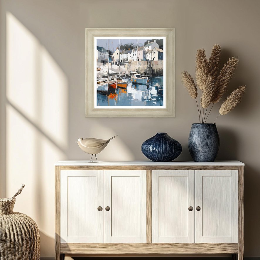 Gallery Direct Harbour Haven (Small) - Framed Canvas