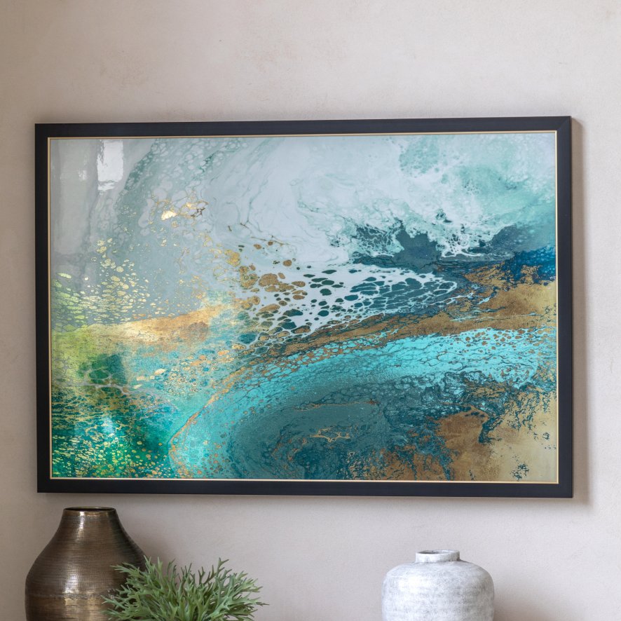 Gallery Direct Lagoon - Framed Canvas