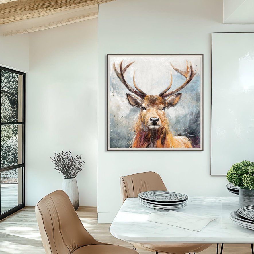 Gallery Direct Looking On - Framed Canvas