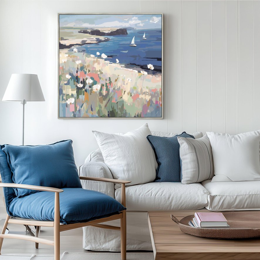 Gallery Direct On the Breeze - Framed Canvas