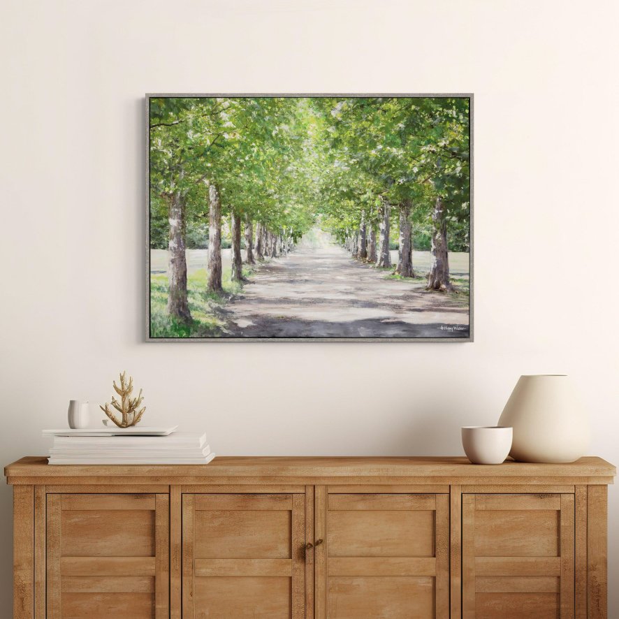 Gallery Direct Avenue of Trees - Framed Canvas