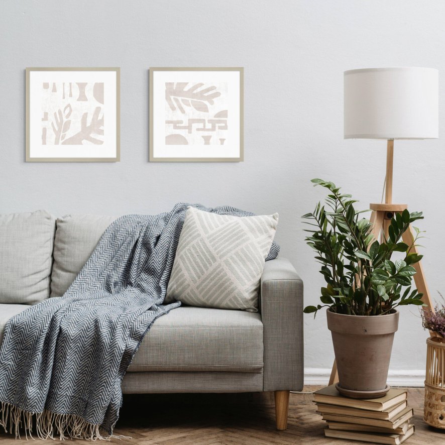 Gallery Direct Summer Shadows - Framed Art (Set of 2)