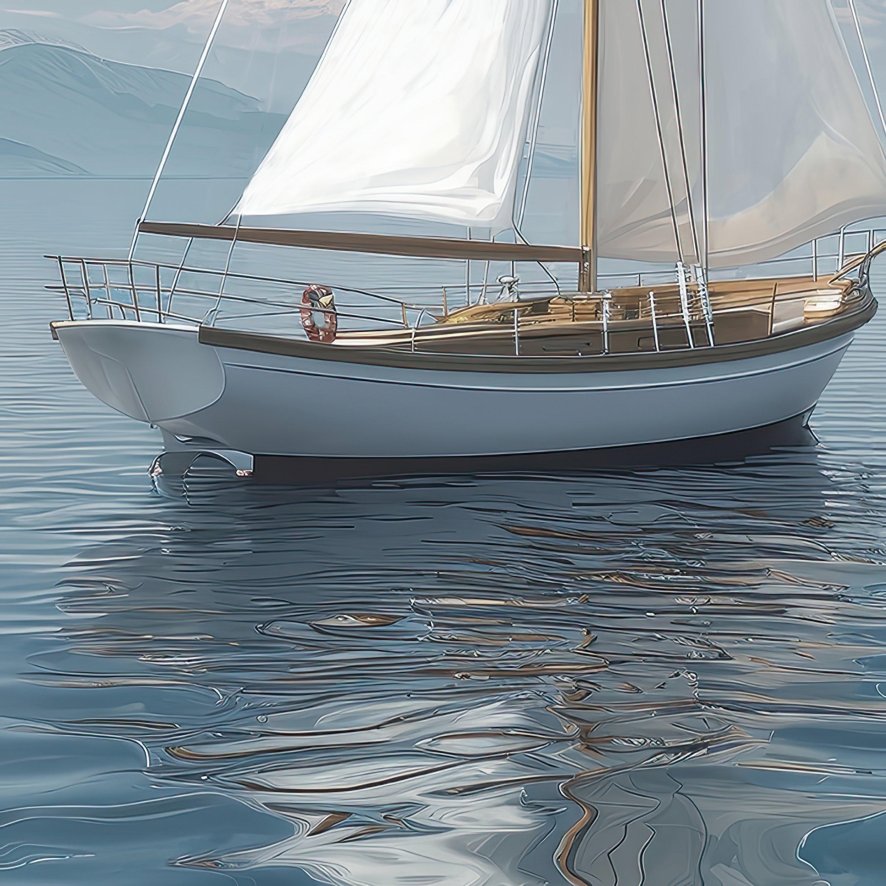 Gallery Direct Azure Reflections - Framed Art