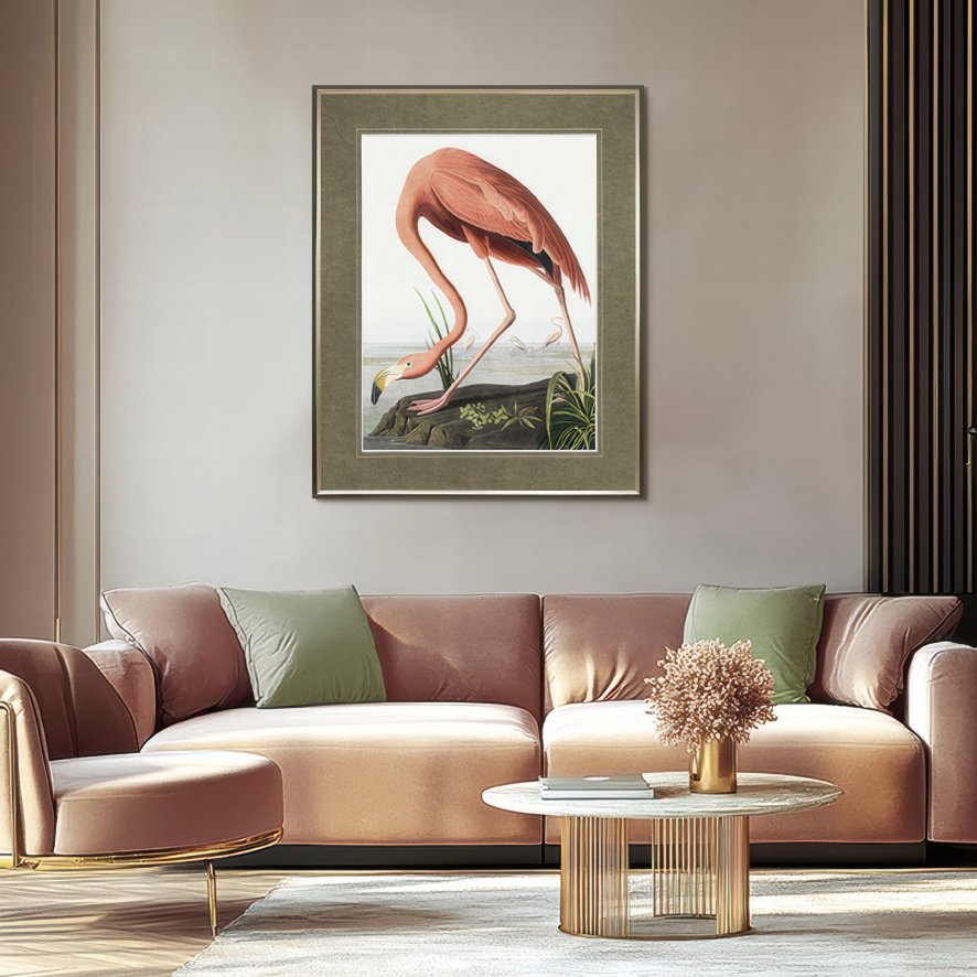 Gallery Direct Vintage Flamingo - Framed Art