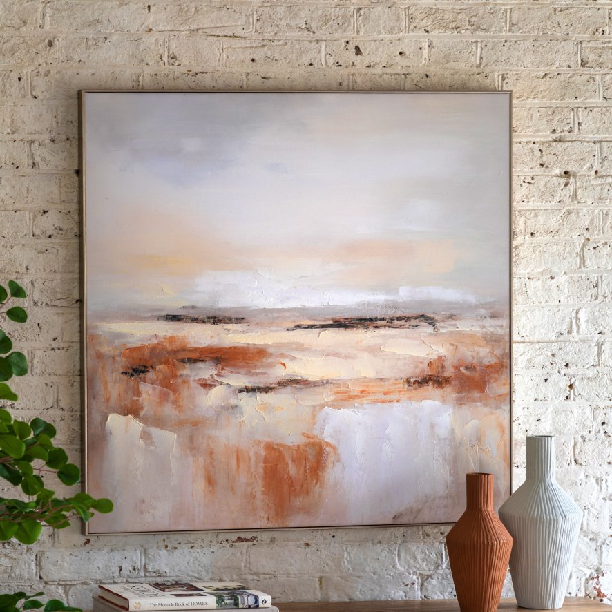 Gallery Direct Warm Haze - Framed Canvas