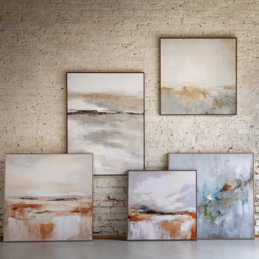 Gallery Direct Warm Haze - Framed Canvas