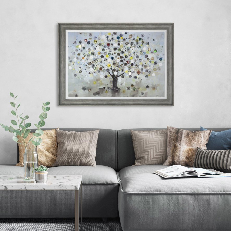 Gallery Direct Watch Tree - Framed Canvas
