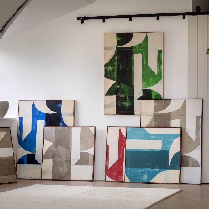 Gallery Direct Betong Abstract - Framed Canvas