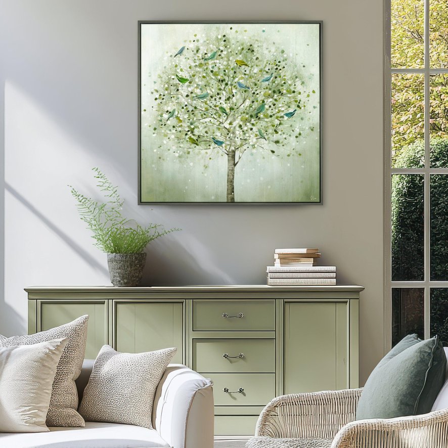 Gallery Direct Wishful Thinking - Framed Canvas