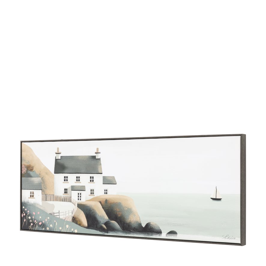 Gallery Direct By The Sea - Framed Canvas