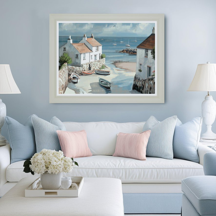 Gallery Direct Calm Cove - Framed Canvas
