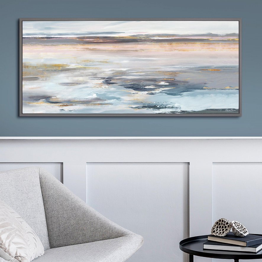 Gallery Direct Even Tide - Framed Canvas