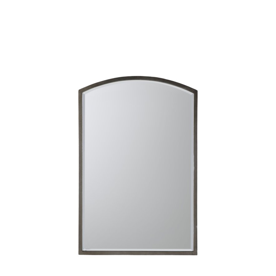 Gallery Direct Higgins - Arch Mirror Antique Silver Small
