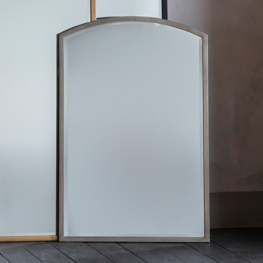 Gallery Direct Higgins - Arch Mirror Antique Silver Small