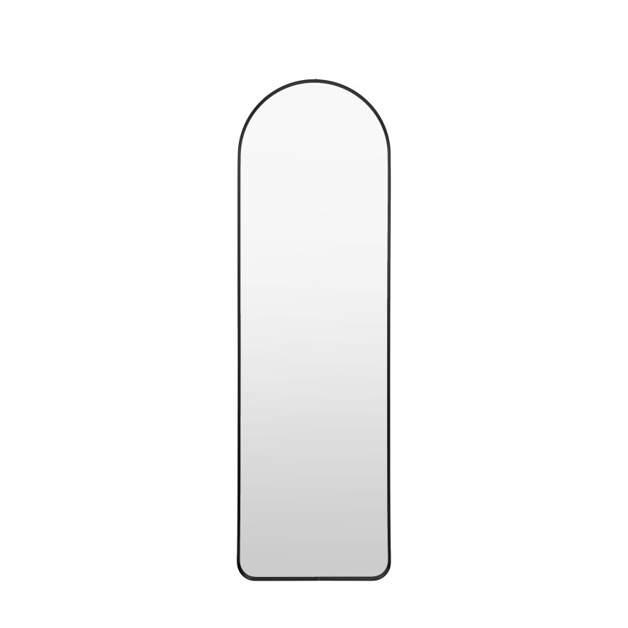 Gallery Direct Holworth - Arch Mirror Black Slim