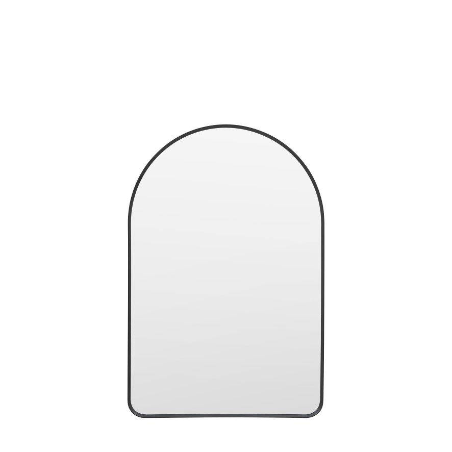 Gallery Direct Holworth - Arch Mirror Black Small