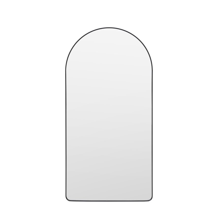 Gallery Direct Holworth - Arch Mirror Black Large