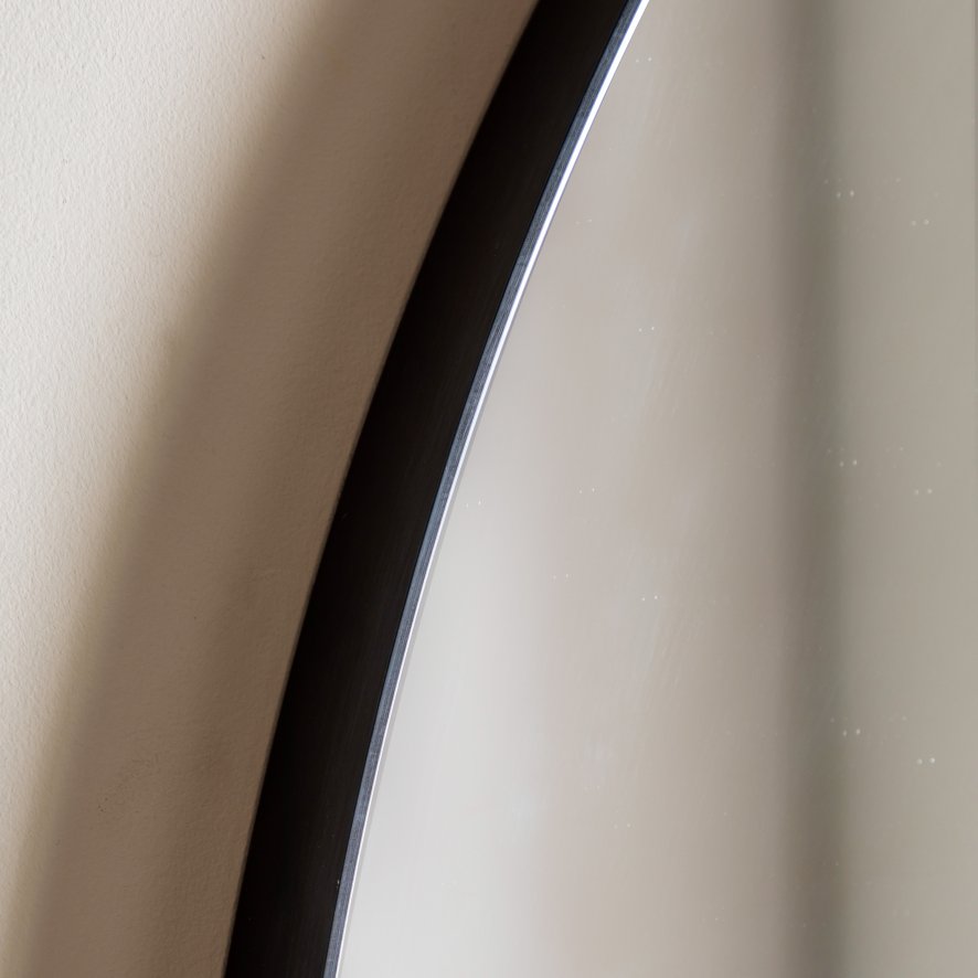 Gallery Direct Holworth - Overmantle Mirror Black