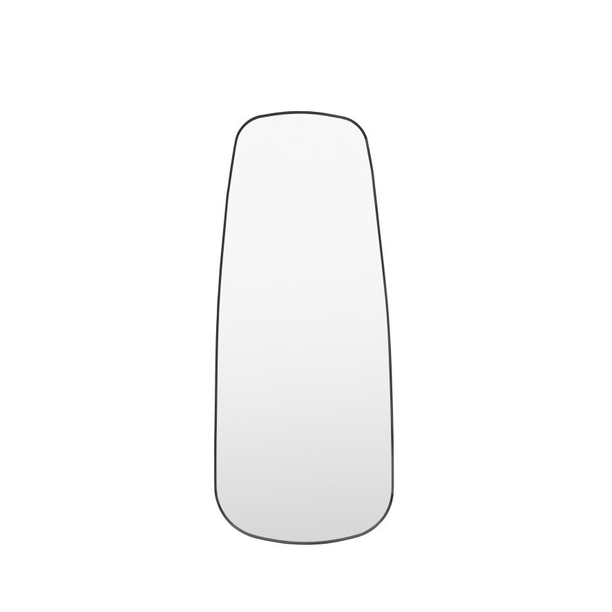 Gallery Direct Holworth - Shaped Leaner Black Mirror